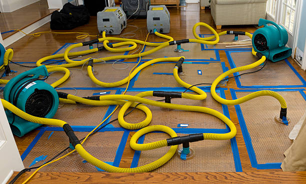 Professional Burst Pipe Water Damage technician working in Hennessey, OK